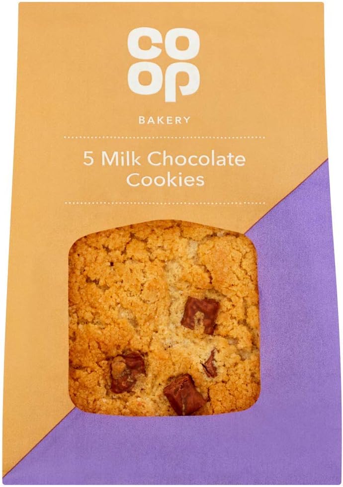 Co-op Bakery 5 Milk Chocolate Cookies
