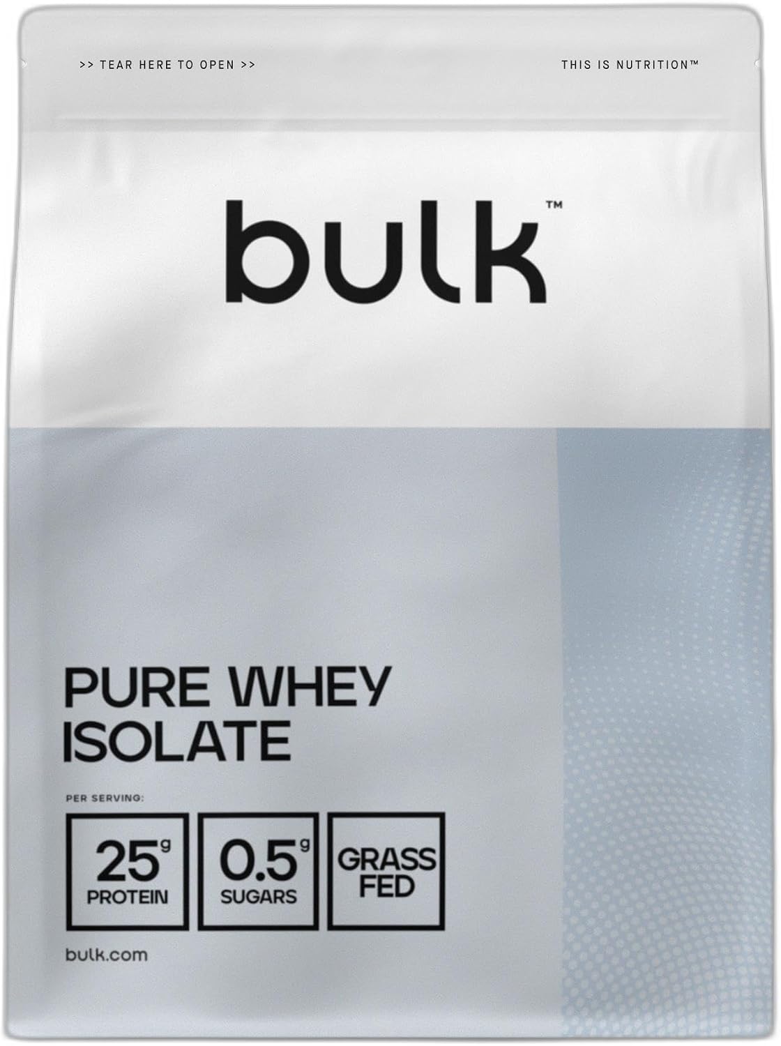 Bulk Pure Whey Protein Isolate Powder Shake, Vanilla, 1000 g
