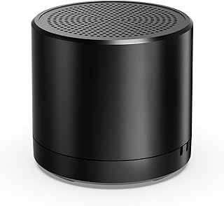 Travel Mini Sound Machine, Babelio Metal Portable White Noise Machine for Adults Kids Baby | 15 Non-looping Sounds | Timer - Metal Black