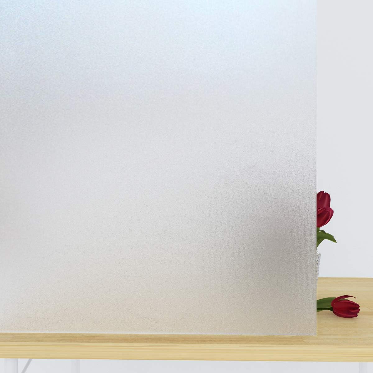 Frosted Privacy Glass Window Film Opaque Privacy Window Sticker Door Cover Anti-UV Static for Office Bathroom Home (Frosted, 60x200cm)