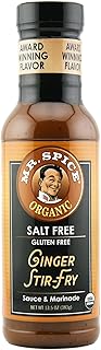 Mr. Spice Organic - Salt Free Sauce (Ginger Stir Fry, Single)