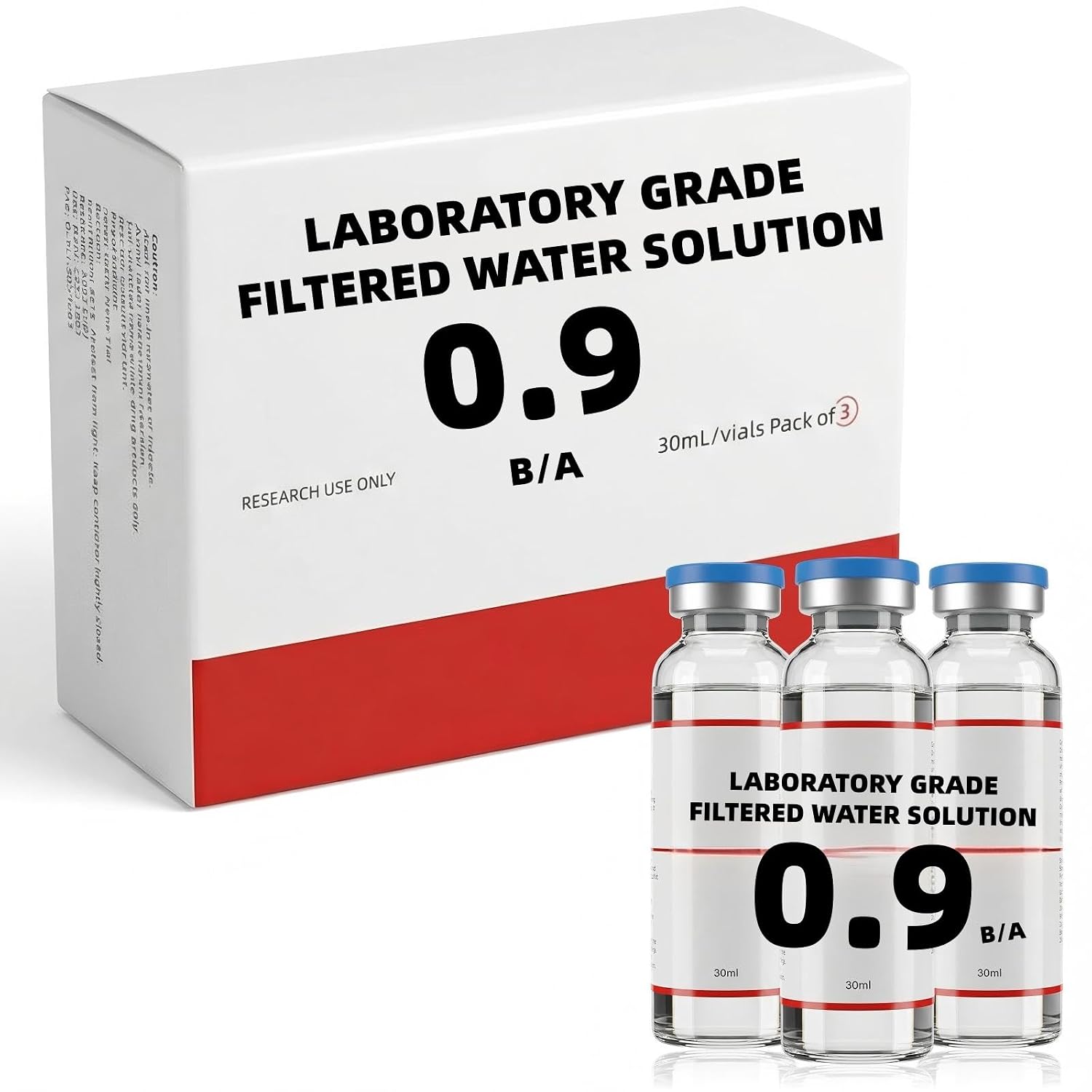 Filtered Water Solution, 3 * 30mL Single Vial, Research Use Only