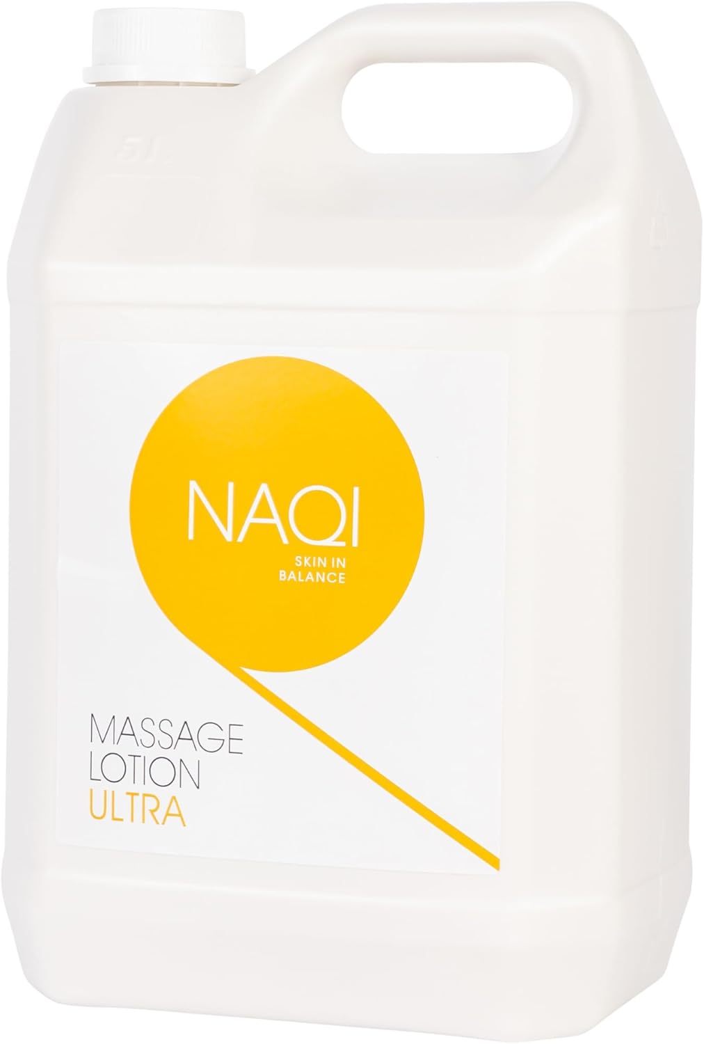 NAQI - Ultra Massage Lotion - for Deep Tissue Massage Therapy - Long-Lasting and Hypoallergenic - for Professional and Personal Use - Paraben-Free - Dermatologically Tested - 5 l