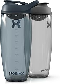Promixx PURSUIT Protein Shaker Bottle – Premium Sports Blender Bottles for Protein Mixes and Supplement Shakes – Easy Clean, Durable Protein Shaker Cup