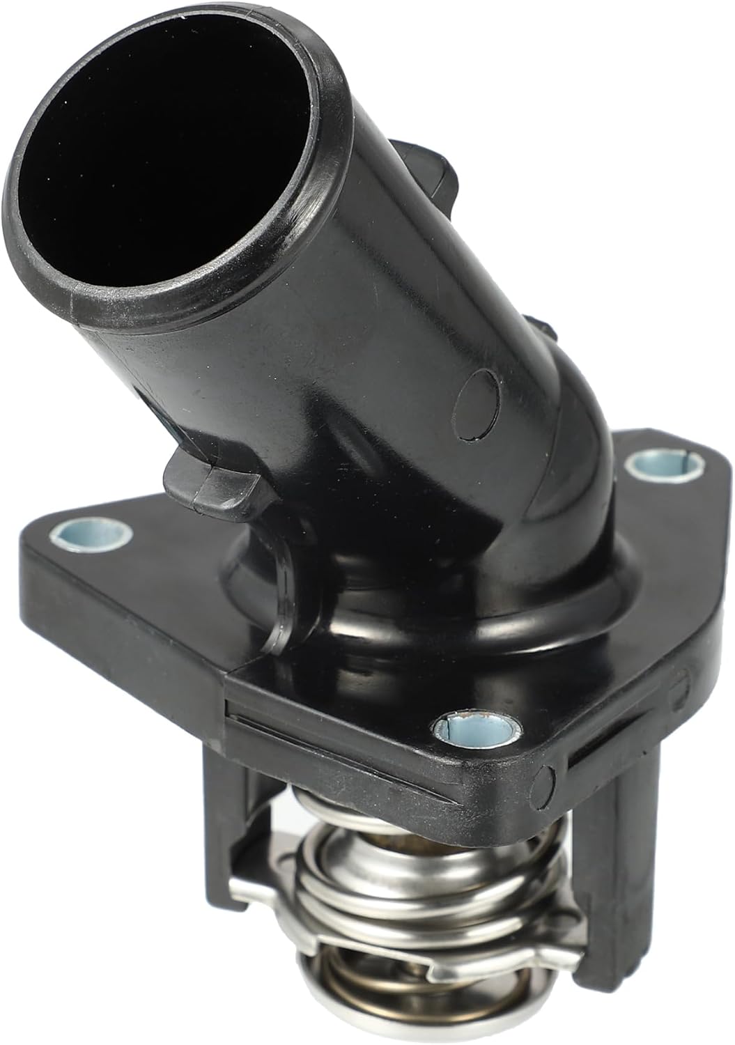 Engine Coolant Thermostat Housing Assembly Replacement for Lexus IS250 2006-2015, 1603131020 Metal Black 1Pc