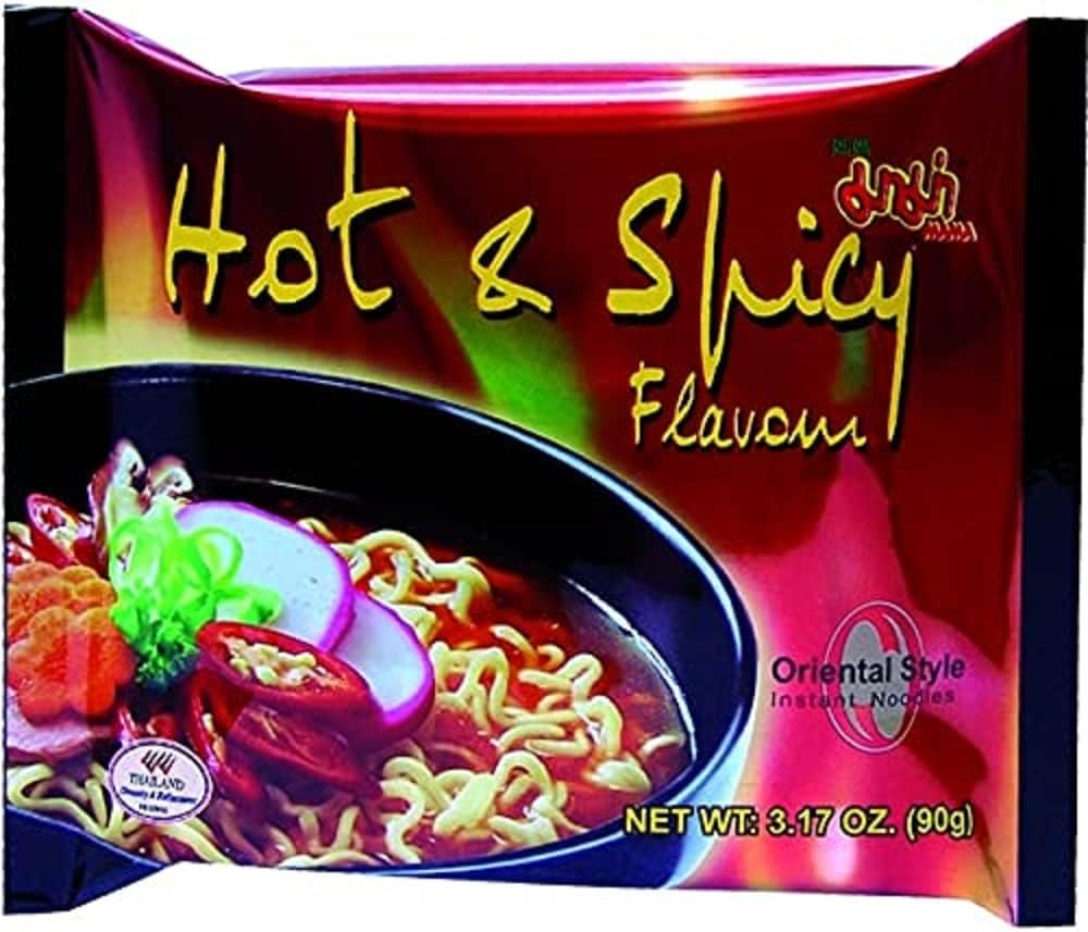 Mama Hot and Spicy Korean Flavour Udon Noodles, 90g