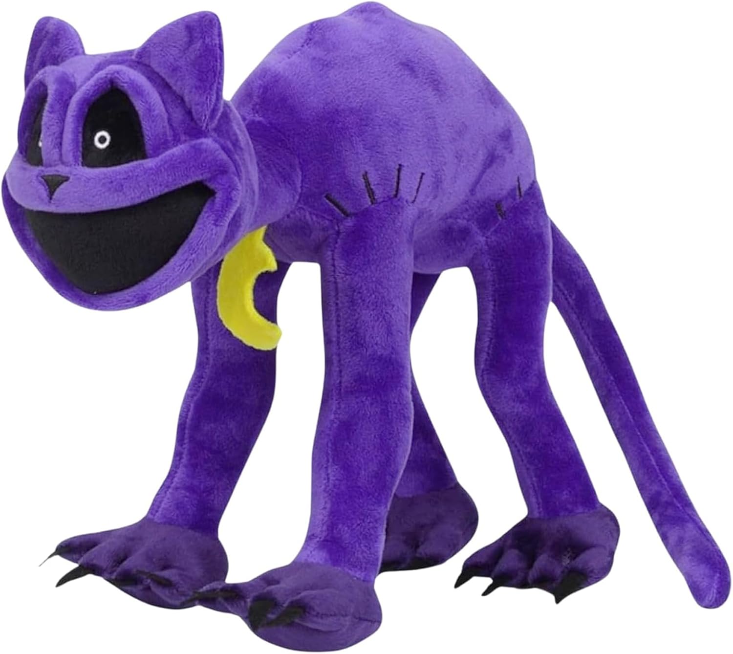 LIAOLI Smiling Critters Plush Toy, Catnap Plush Halloween, Cute Poppy Playtime Doll Cartoon, Stuffed Anime - Soft Plushie Animals for Kids Adults