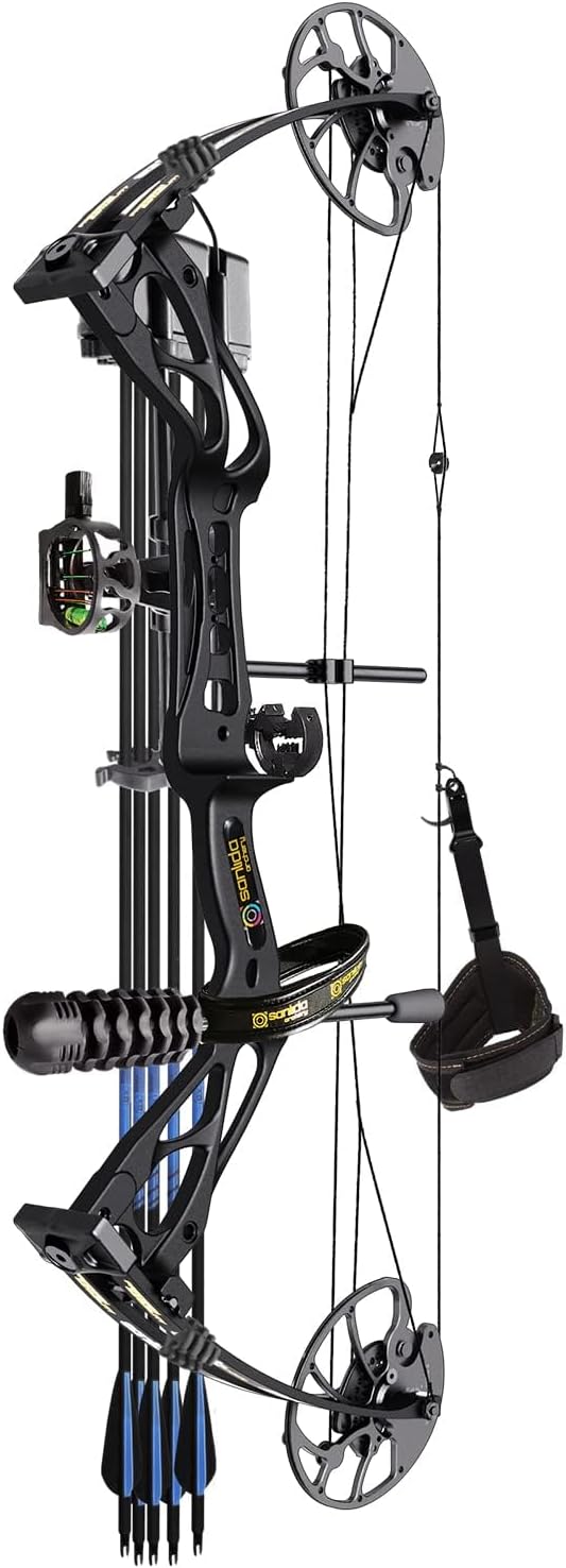 Archery Dragon X8 RTH Compound Bow Package for Adults and Teens,18”-31” Draw Length,0-60 Lbs Draw Weight,up to IBO 310 fps,No Bow Press Needed,Limbs Made in USA