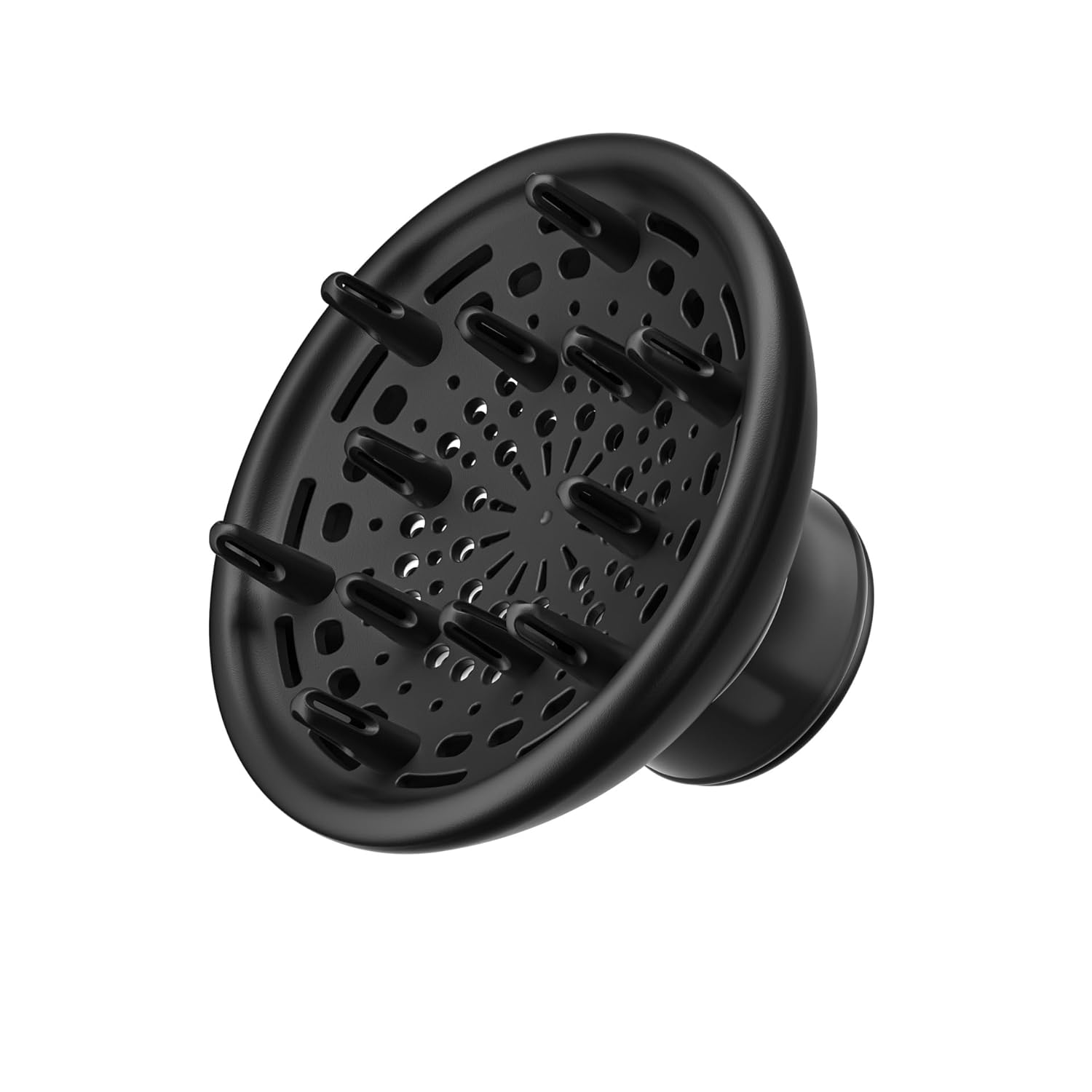Hair Dryer Diffuser, Diffuser Attachment for Curly Hair, Universal Diffuser for 2.0-2.1" Hair Blow Dryer Long Thick Curly Wavy Hair, for Women Beauty and Personal Care (Black)