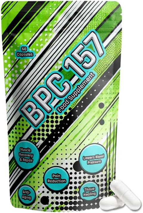 BPC 157 Peptide Capsules - Muscle Recovery, Repair and Growth - BPC 157 Powder in Every Capsule - Core Food Supplements
