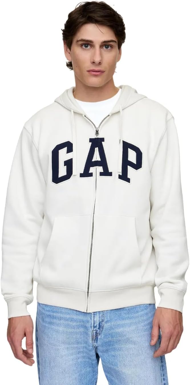 GAP Men's Heritage Logo Full Zip Hoodie