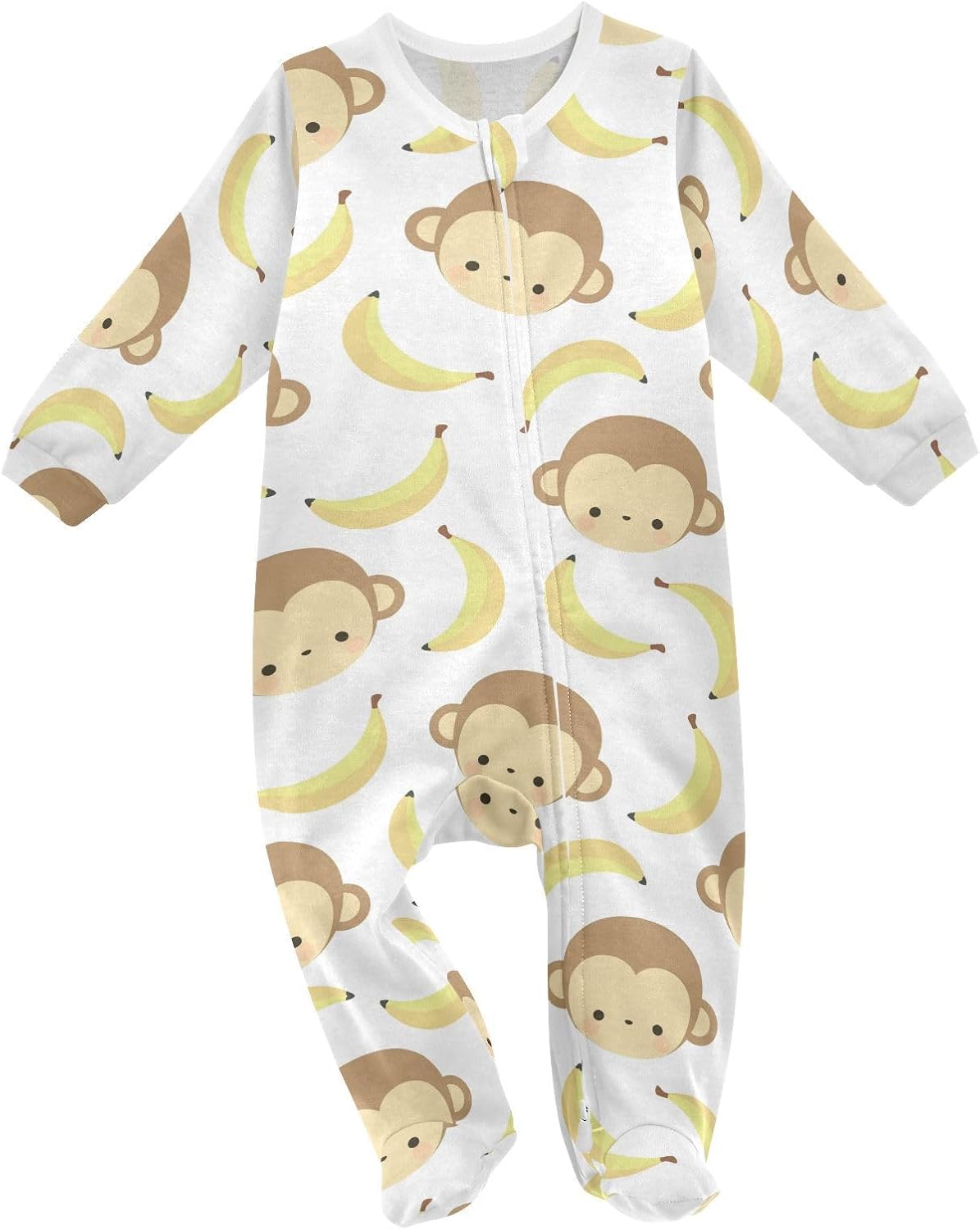 Dussdil Baby One-Piece Footies Newborn Rompers Pajamas Cotton Footed Pjs for Sleep Play Boys Girls