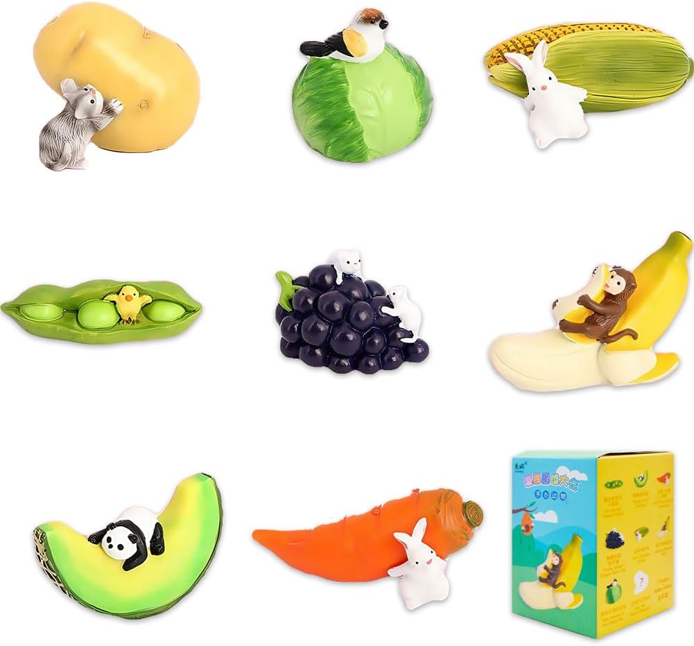 LSZUJP Blind Boxes, Blind Box Figures, Anime B-lind B-ox, Mystery Box T-oys, Mystery Toys, for Collectable Figures, Cute Random Toys Birthday Gift Christmas, Birthday Gift Idea, 1PC (C)