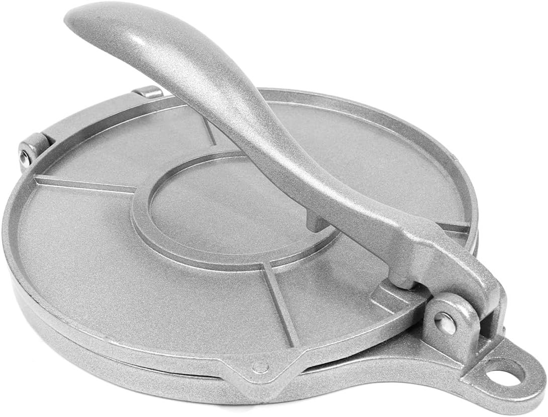 VOANZO 8-Inch Pizza Pie Press Dough Dough Press Dumpling Wrapper Press Food Grade Aluminum Tortilla Press For Home Kitchen Pizzerias