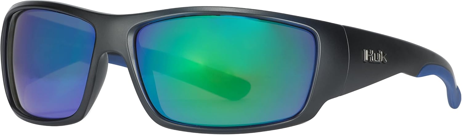 HUK Sunglasses, Polarized Lens Eyewear with Performance Frames, Fishing, Sports & Outdoors Sunglasses