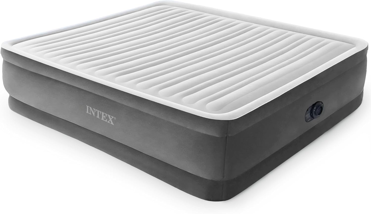 Intex Comfort Dura-Beam Airbed Internal Electric Pump Bed Height Elevated (2020 Model)