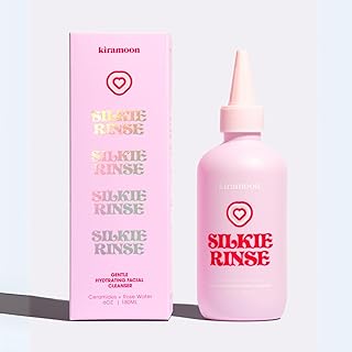 Face Wash Silkie Rinse Hydrating Gentle Face Cleanser for Dry or Sensitive Skin - Hydrating Makeup Remover & Face Wash w/Ceramides & Squalane