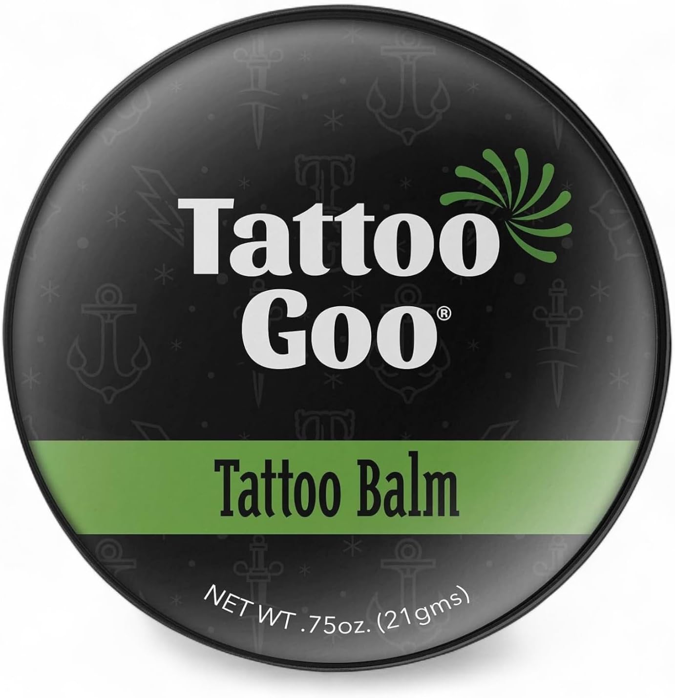 Tattoo Goo Original Aftercare Balm 21 g, Deep‑Moisture Natural Tattoo Aftercare & Colour Retention with Beeswax, Cocoa Butter & Vitamin E – Prevents Scabbing, Speeds Healing & Brightens Ink