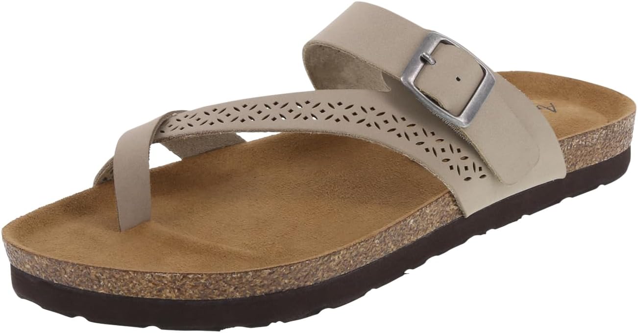 State Street Opal Thong Strappy Footbed Sandal by Payless