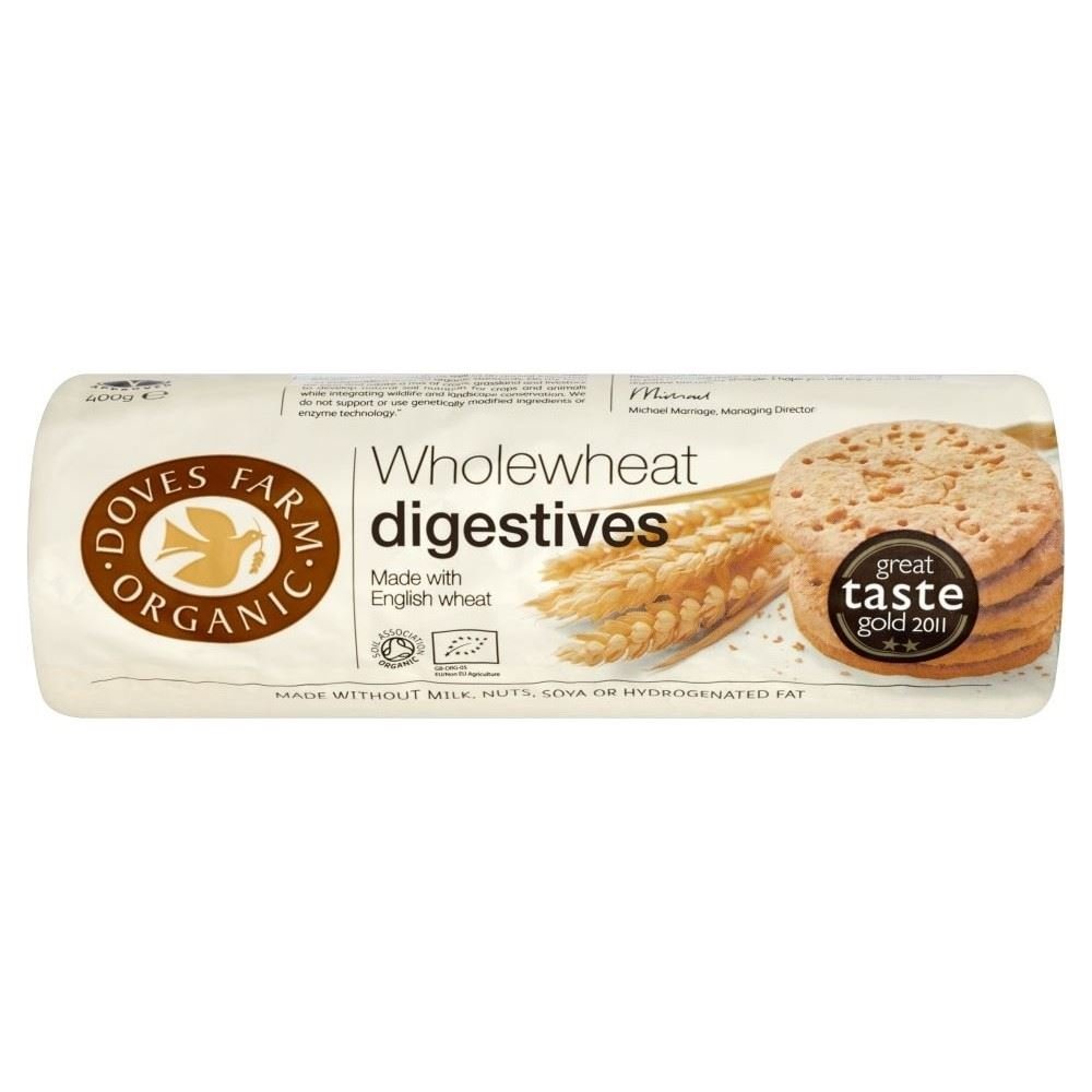 Doves Farm - Wholewheat Digestive Biscuits - 400g