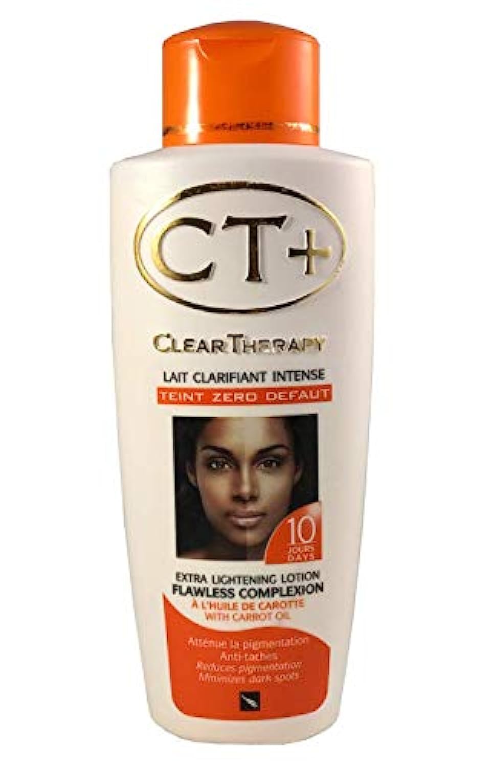 CT Clear Therapy Lotion with Carrot Extracts 500 milliliters.