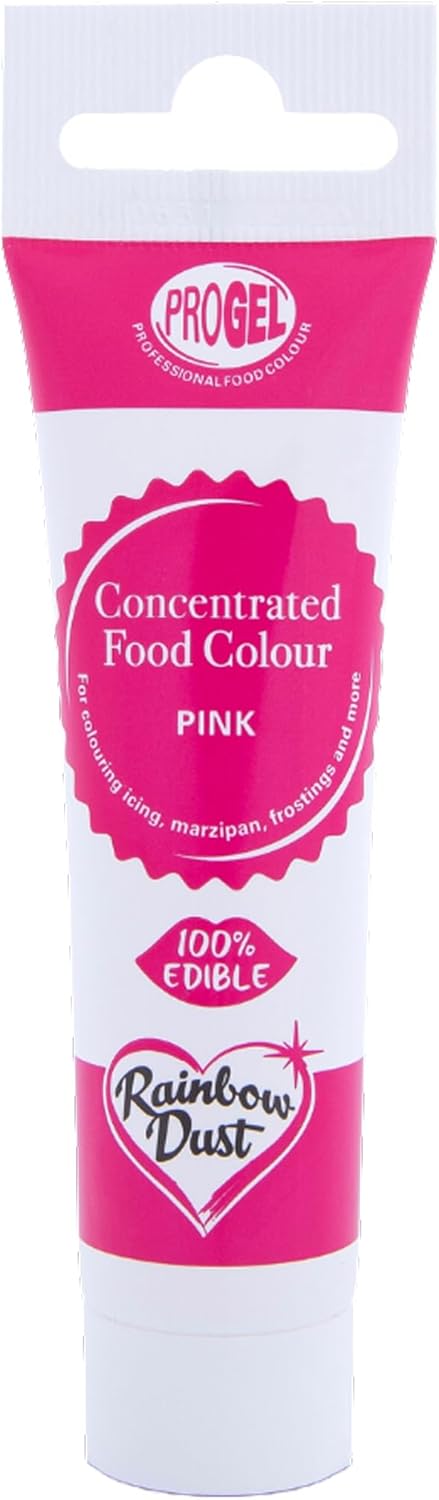 Rainbow Dust ProGel Professional Food Colouring (Pink, 25g)