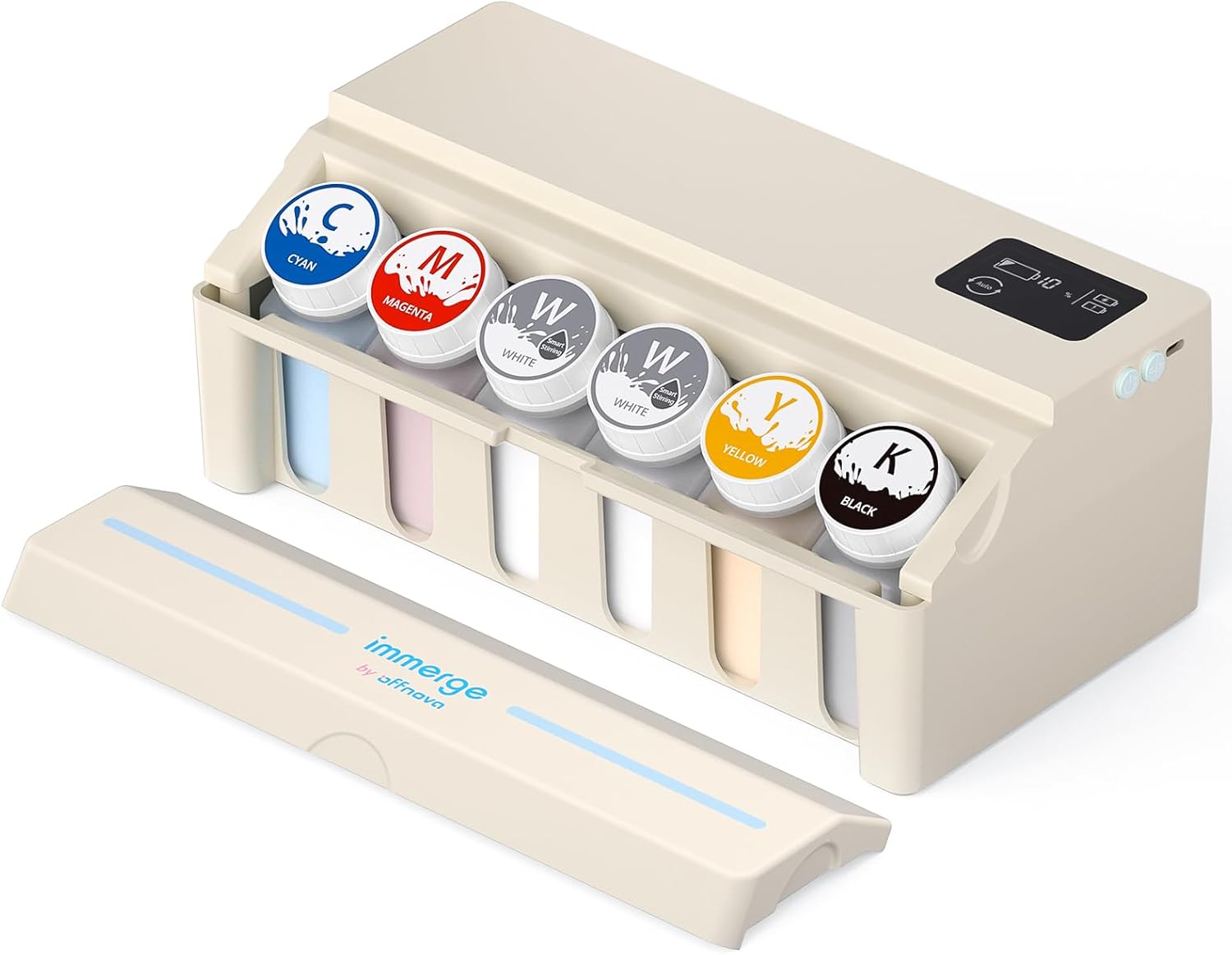 OFFNOVA Immerge CISS DTF with Digital Display, White Ink Circulation System, Extension CISS Ink Tube and Waste Ink Tank/Collector for ET8550 ET8500 L1800 L800 L805 DTF Printer