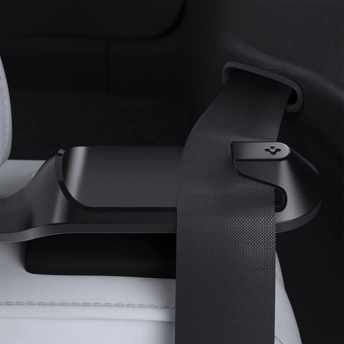 Spigen Backseat Seatbelt Guide Holder Designed for All Tesla Model Y 2025/2024/2023/2022 [Not Compatible with New Tesla Model Y 2025 Refresh (Juniper)] - 2 Pack
