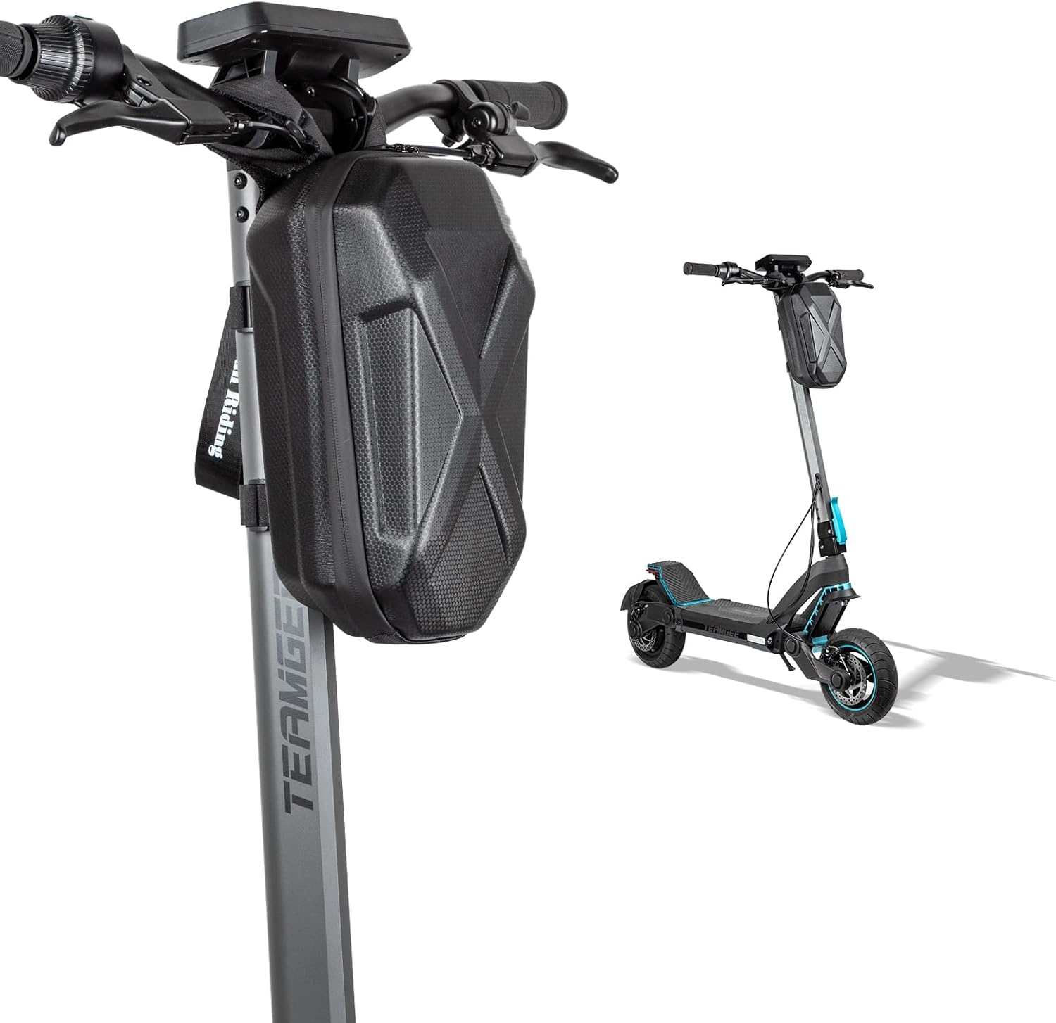 Kugookirin Universal Scooters Bag, Waterproof Scooter Front Bag, EVA Scooter Handlebar Bag, Electric Scooters Storage Bag Compatible with Multiple Models(3L)