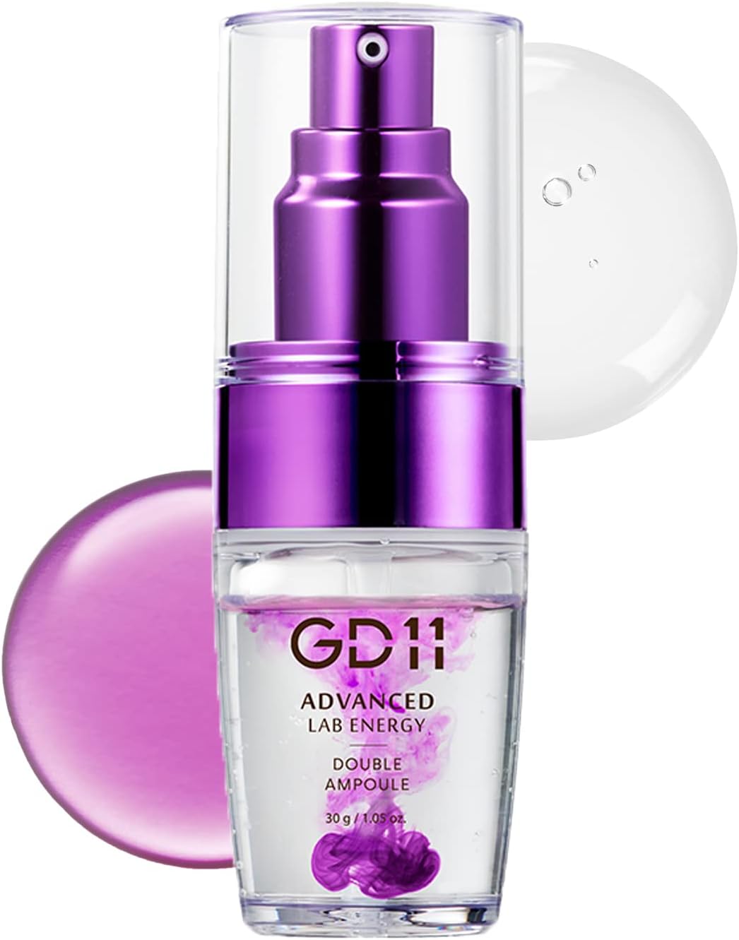 GD11 Advanced Lab Energy Double Ampoule 1.01 fl.oz | Anti-aging Facial Serum with Stem Cell Extract and Hyaluronic Acid | Hydrating Serum for Skin Regeneration | Restore Elasticity and Reduce Wrinkles