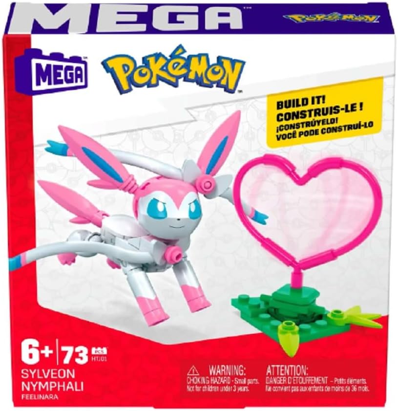 Mega Pokemon Sylveon Building Toys Set- 73 Pieces