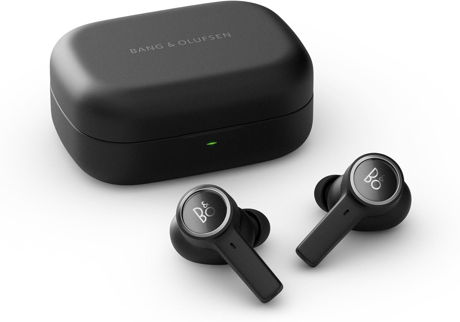 Bang & Olufsen Beoplay EX - High-end Wireless Bluetooth Noise Cancelling Earphones, Playtime Up to 28 Hours, Waterproof Earbuds for Work, Sport and Play with Charging Case - Black Anthracite