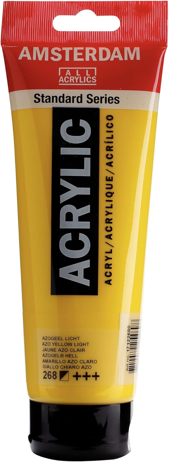 Amsterdam Standard Series Acrylic Tube 250 ml Azo Yellow Light 268 (17122680)