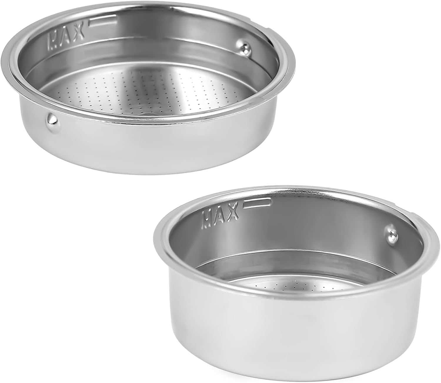 CASABREWS 51mm Filter Basket for CASABREW'S Espresso Machine CM5418, Two Units Including One Cup and Double Cup Size