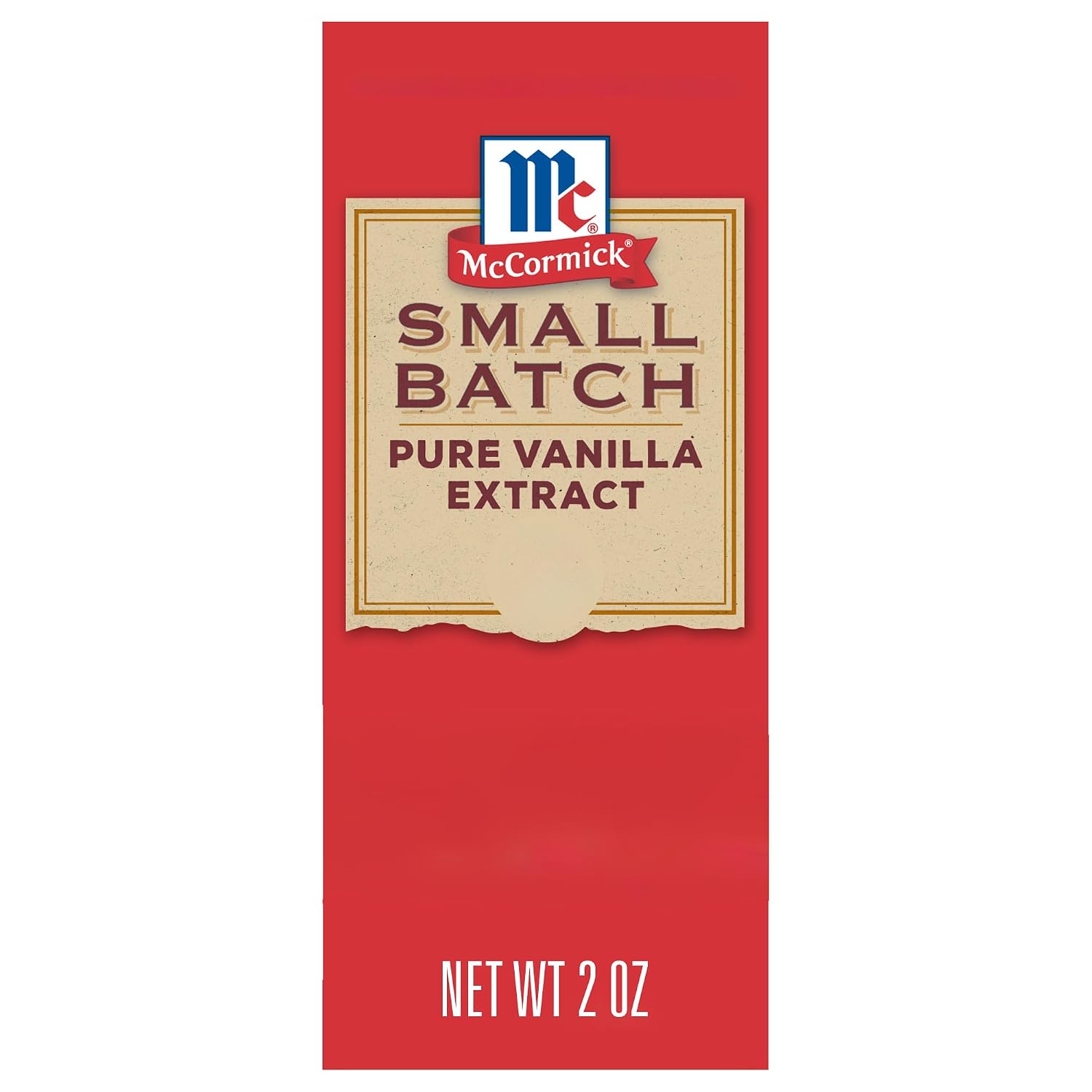 McCormick Vanilla Extract, Pure, Small Batch, No Corn Syrup, Gluten Free, Kosher, Bold, Made From Beans Harvested in Madagascar, Extracted in Small Batches for Big Flavor, 2 fl oz