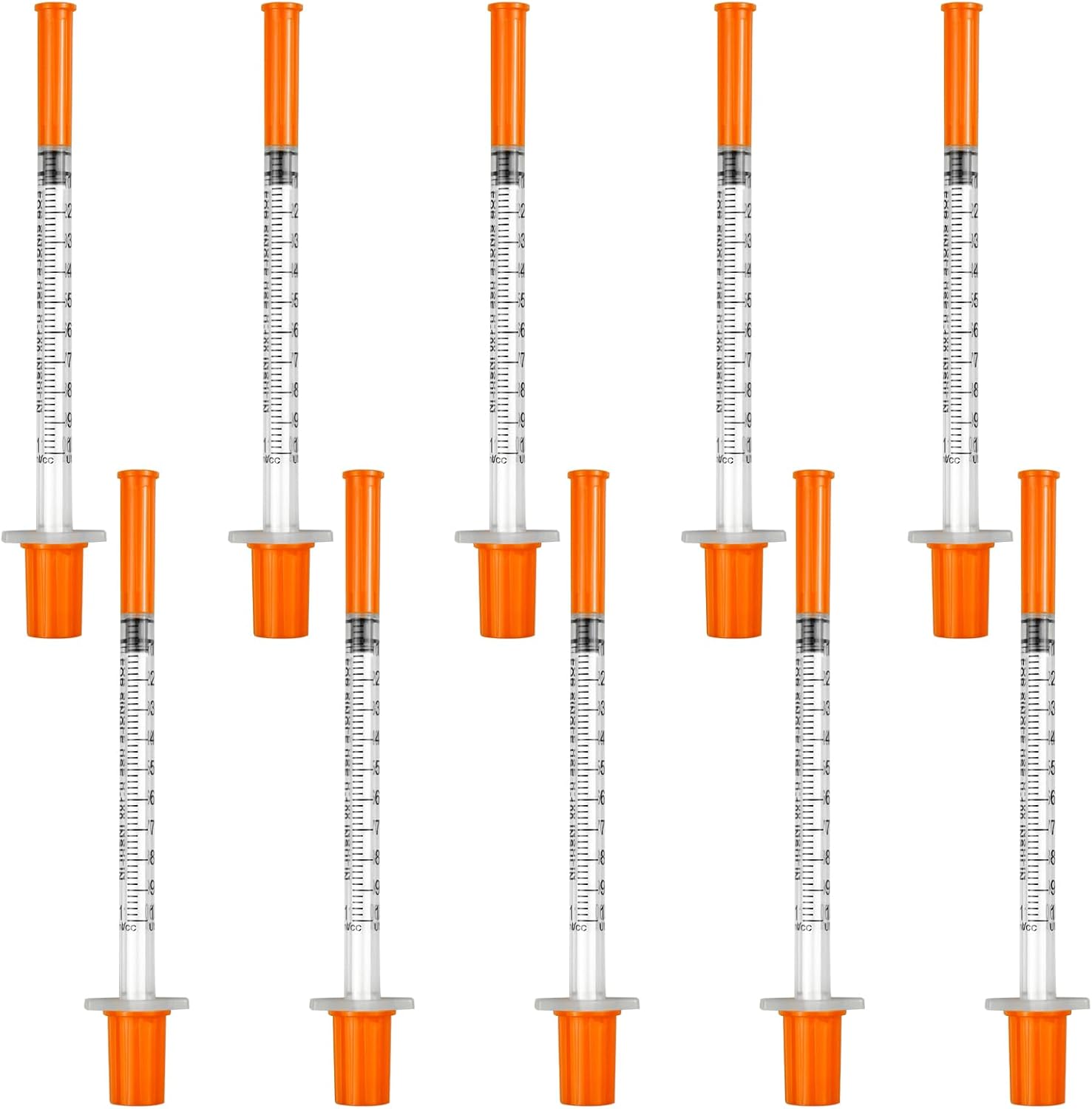 10 Pack 1ml Dispensing Measuring Tools, Plastic Syringes,Individually Sealed Lab Accessories, Pet Liquid Feeding Tools