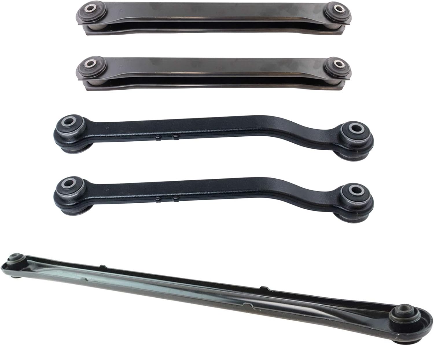 TRQ Rear Suspension Kit Control Arm Track Bar Compatible with 02-10 Cadillac 00-10 Chevrolet GMC