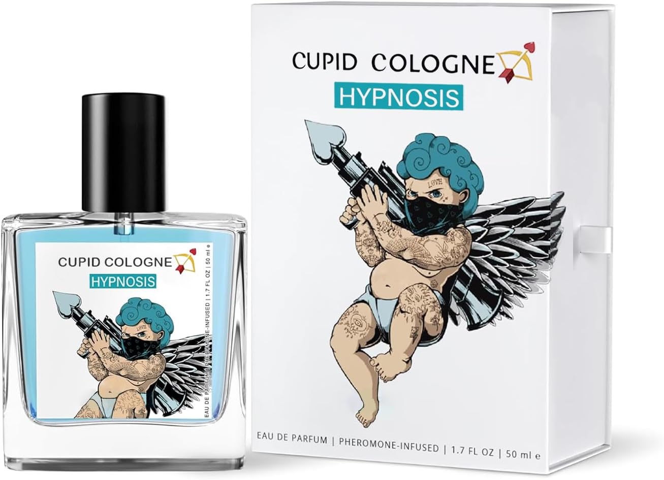 Cupids Hypnosis Cologne for Men, Mens Cologne, 2.0 Upgrading Latest Cupid Fragrances for Men with Pheromone, Real Hypnosis Pheromone Perfume,50ml