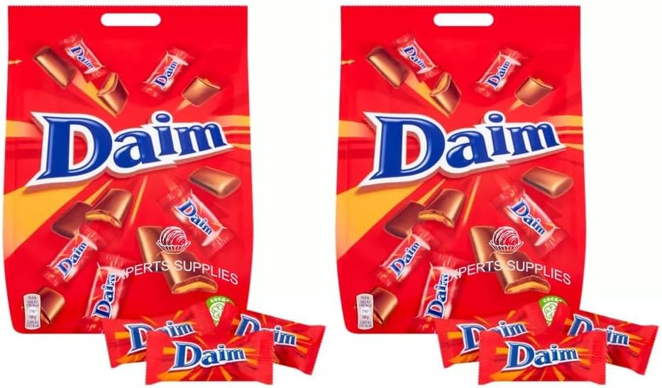 2 x Daim Mini Chocolate Bag 200g Delicious Treat Gift Hamper for Women Men and Kids By Experts Supplies