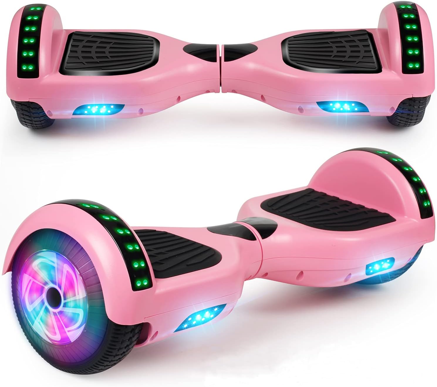 LIEAGLE Self-Balancing Scooter with Bluetooth Speaker and LED Hub Lights