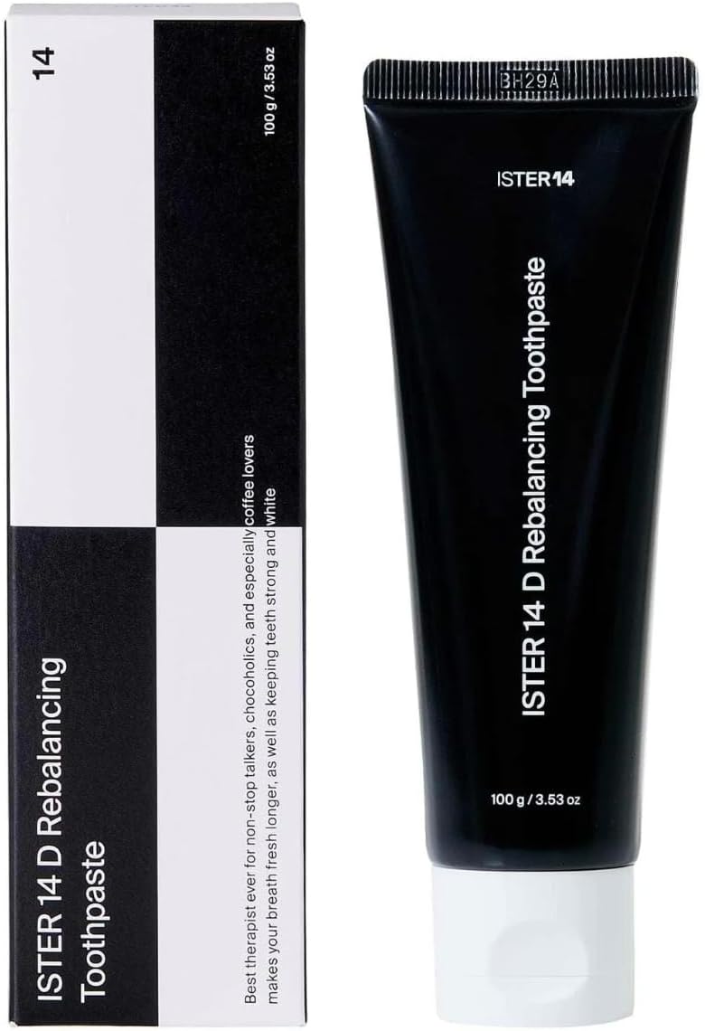 Ister14 D Rebalancing Toothpaste, Fresh Mint, 3.53 oz, Bad Breath & Gum Health Formula