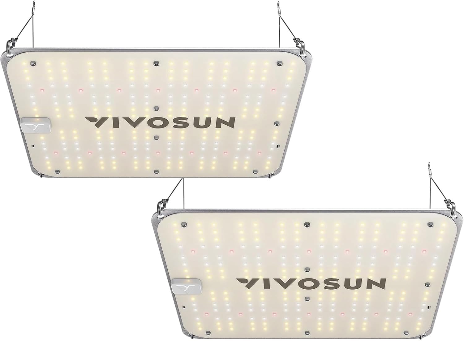 VIVOSUN 2-Pack VS1000E LED Grow Light with Full Spectrum Diodes, Sunlike Plant Light for Indoor Plants Seedling Veg and Bloom in 2x2/3x3 Grow Tents Greenhouses