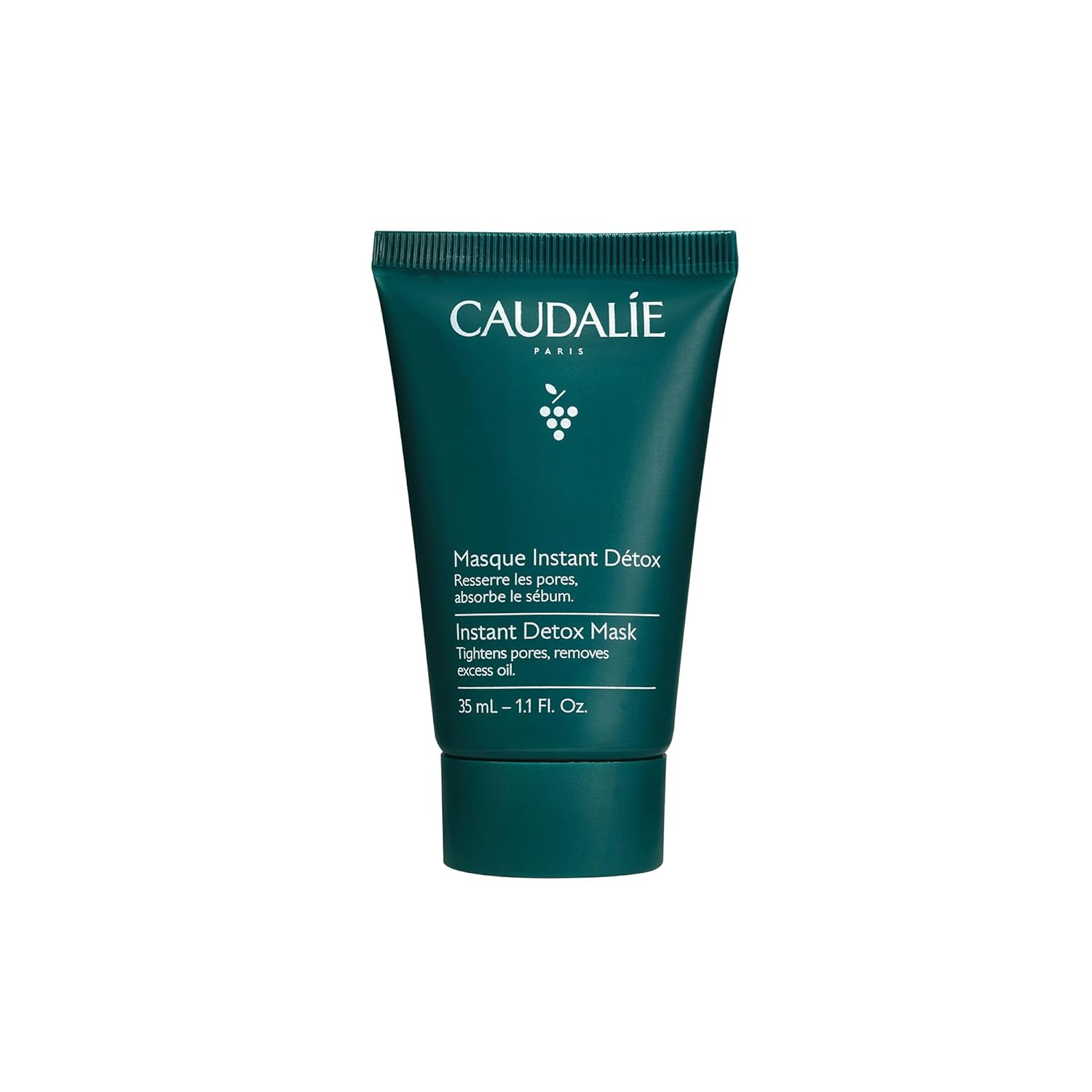 Caudalie Instant Detox Mask Pore Minimizing - Visibly Eliminates Excess Sebum and Visibly Tightens Pores in as Little as 10 Minutes