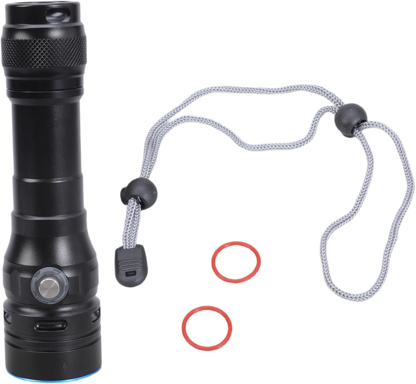 ZEPFJHE Scubas Diving Flashlight 1500LM Brightness Waterproof Underwater Lamp Dives Lights Powerful Dives Torches Bright Powerful Underwater Light