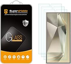 Supershieldz (3 Pack) Designed for Samsung (Galaxy S24 Ultra) Tempered Glass Screen Protector, Anti Scratch, Bubble Free