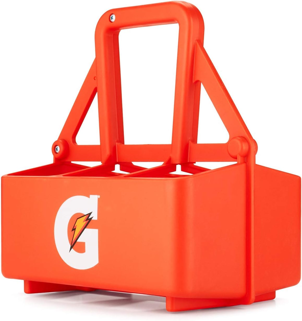 Gatorade 6ct Squeeze Bottle Carrier, Team Equipment, Bottle Caddy, Bottle Holder, Bottles Not Included, Orange