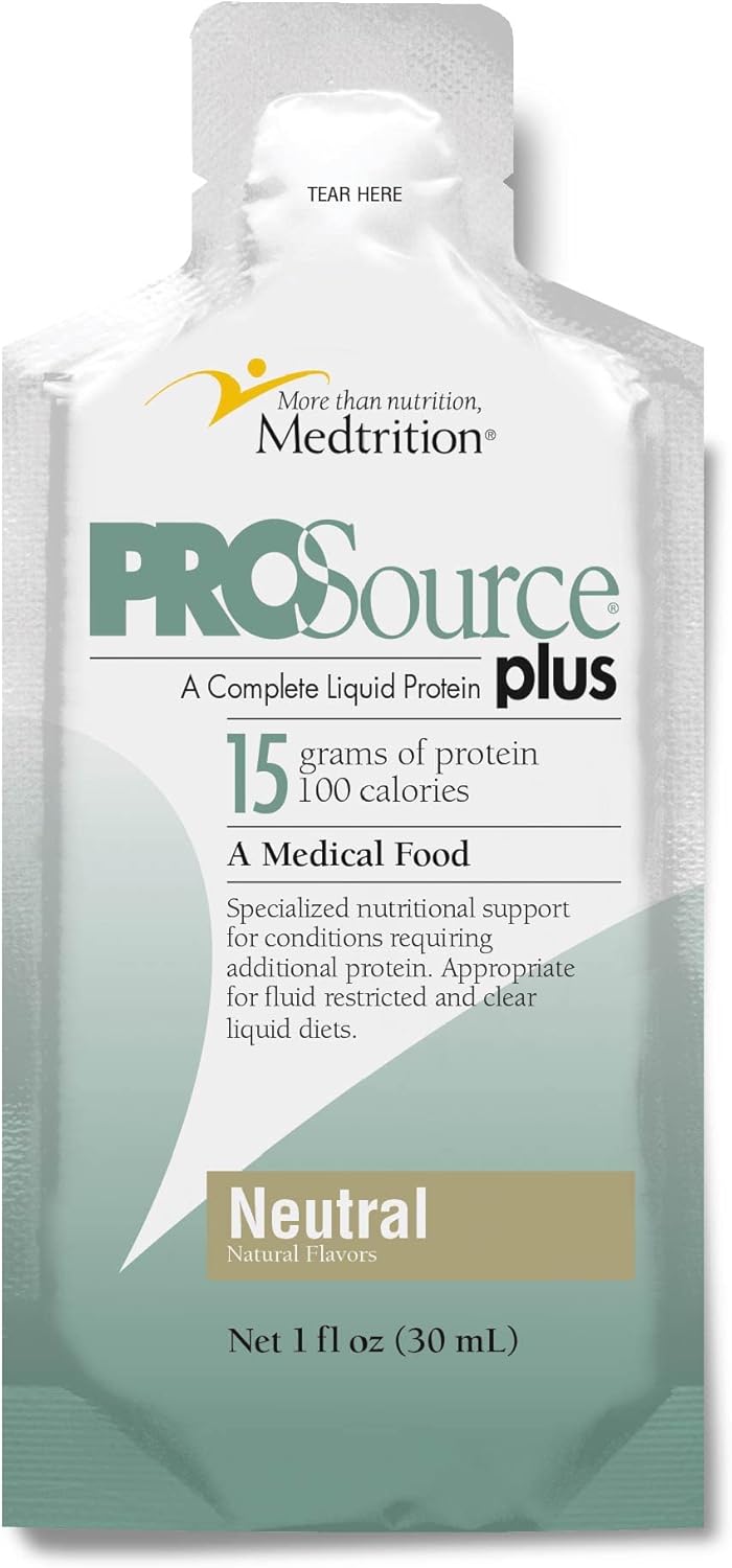 Medtrition Liquid Collagen peptides Type I, III 15 Grams Protein per oz. |Prosource Plus Neutral Packets|