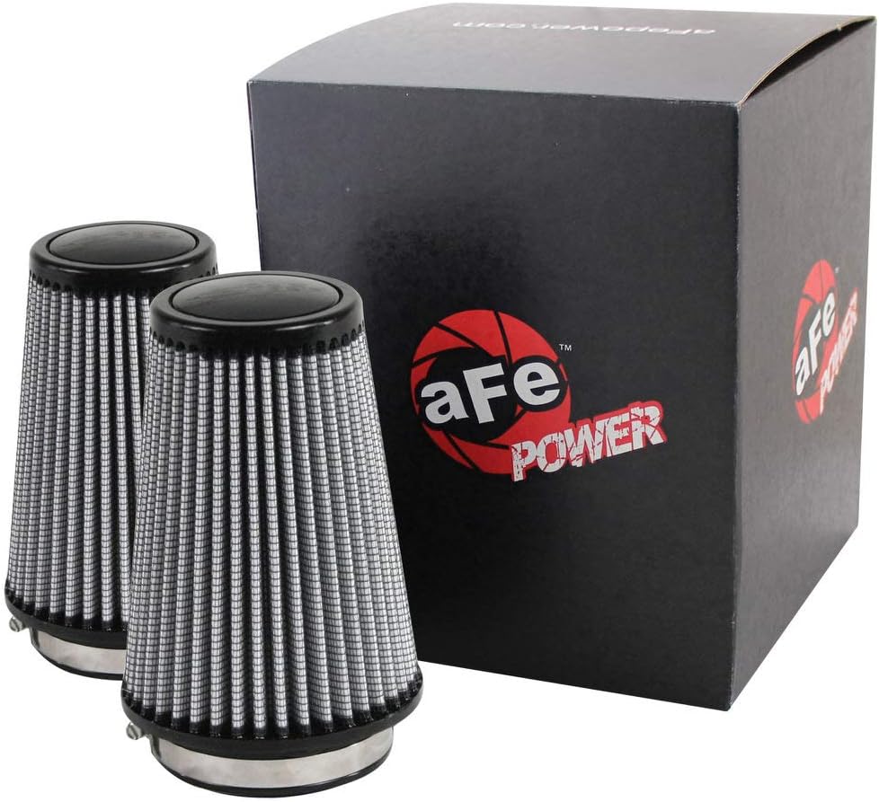 aFe POWER Magnum FORCE Intake Replacement Air Filter w/Pro DRY S Media - 3.50" Inlet, 7" Tall - #21-90069M