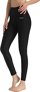 Ubestyle UPF 50+ High Waist Women's Swim Pants Swim Leggings Swimming Tights Rash Guard Pants Sun Protective