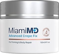 Miami MD Advanced Crepe Fix - Anti Aging and Skin Firming Cream For All Skin Types - Cruelty Free, Paraben Free Skin Care - 120 ml (4 fl oz)